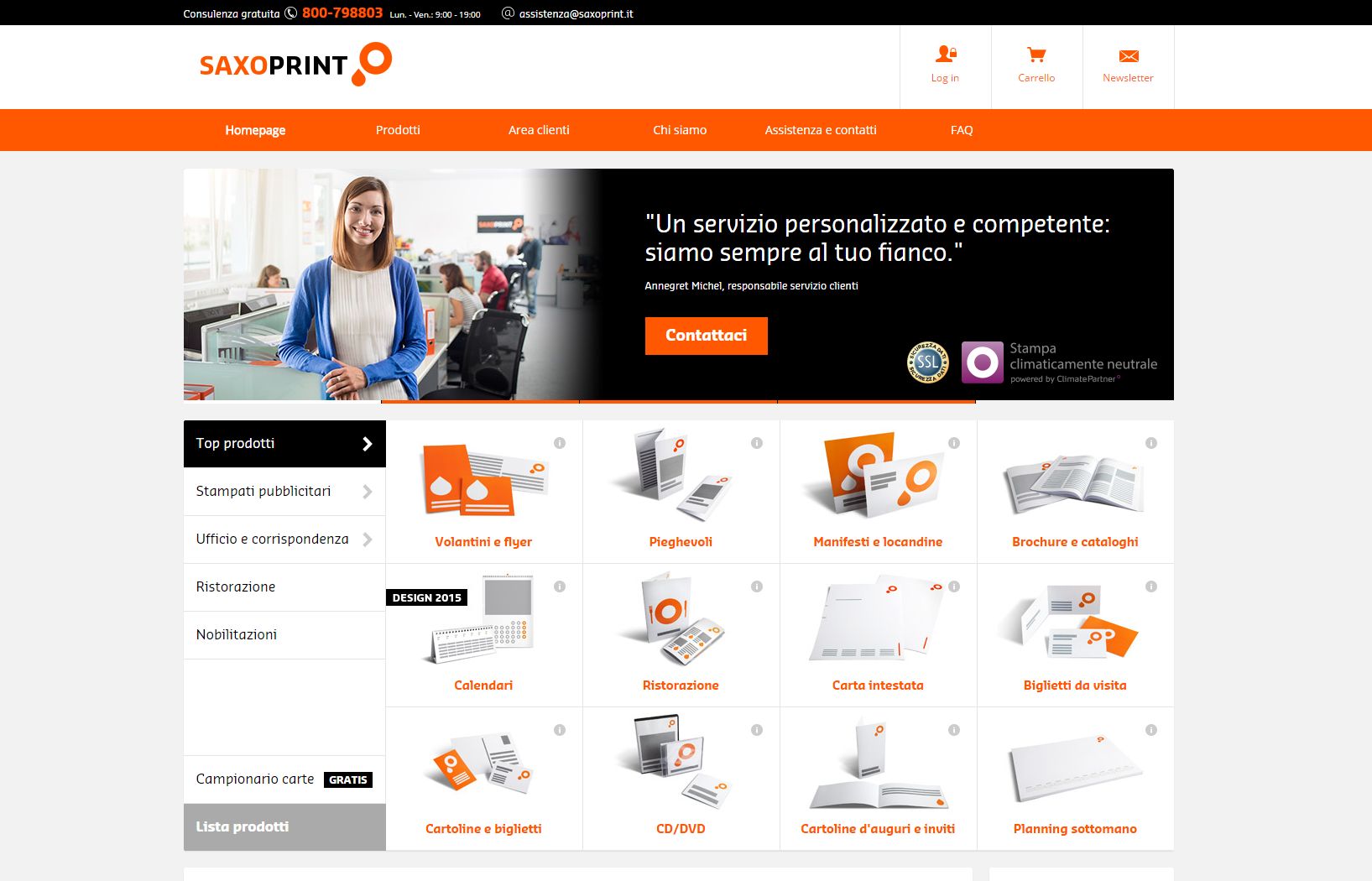 Saxoprint inaugura un portale in Italia.