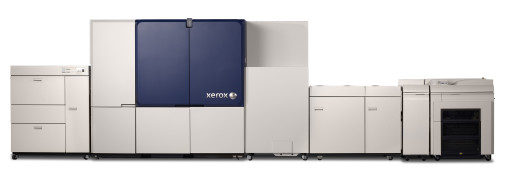 The Xerox Brenva HD Production Inkjet Press is Xerox’s first cut-sheet inkjet press. The press addresses the needs of the transactional, light direct mail and book markets, and offers best-in-class automation and reliability features to maximize press productivity.