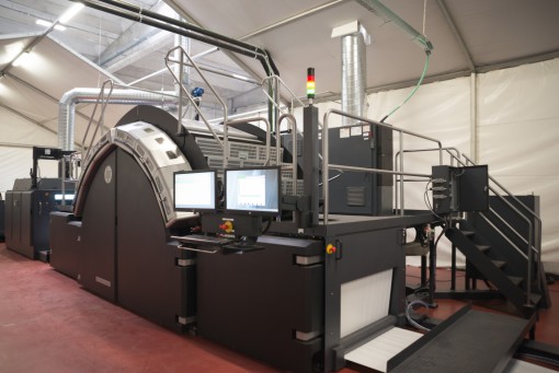 Installato presso lo stabilimento di Ghelfi Ondulati nel gennaio 2016, il sistema di stampa HP PageWide Web Press T400 Simplex è destinato alla stampa del cartone ondulato. 